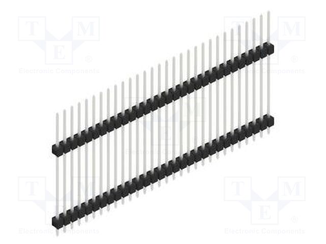 Connector: pin strips; pin header; male; PIN: 30; 2.54mm; THT; 1x30