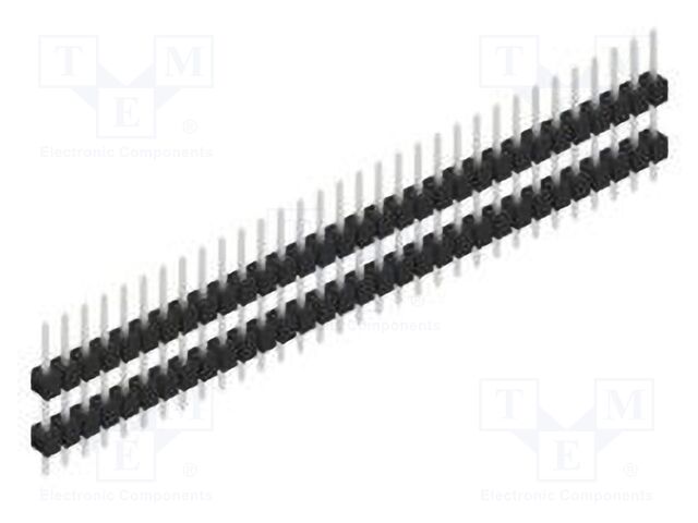 Connector: pin strips; pin header; male; PIN: 32; 2.54mm; THT; 1x32