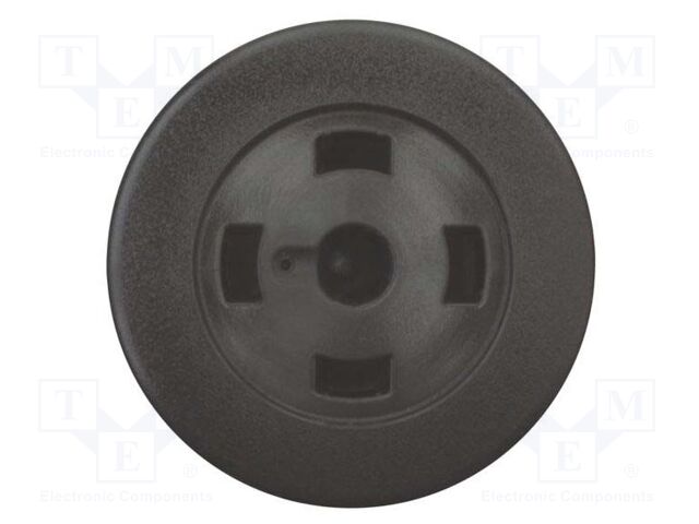 Switch: push-button; Stabl.pos: 1; 22mm; black; Illumin: none; IP67