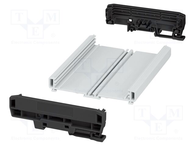 Enclosure: for DIN rail mounting; Y: 127.8mm; X: 153.8mm; UL94V-0