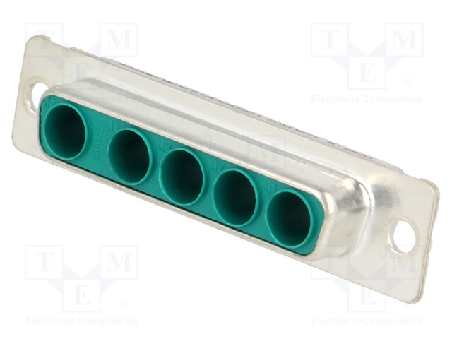 Special D-Sub; PIN: 5(5+0); plug; female; w/o special terminals