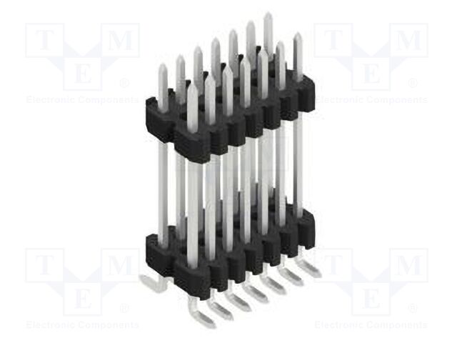 Connector: pin strips; pin header; male; PIN: 14; 1.27mm; SMT; 2x7