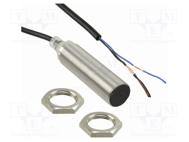 Sensor: inductive; OUT: PNP / NC; 0÷8mm; 10÷30VDC; M18; IP67; brass