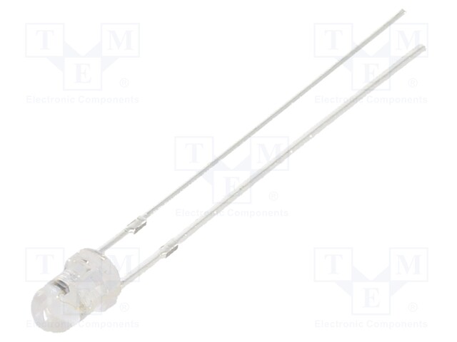 LED; UV; 30°; 20mA; 400-410nm; THT; blinking; 3÷5VDC; 1.8Hz