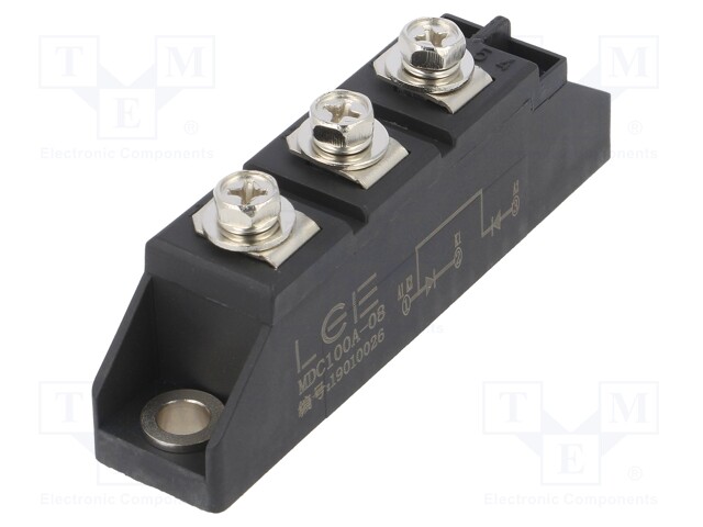 Module: diode; double series; 800V; If: 100A; M01H; Ufmax: 1.45V