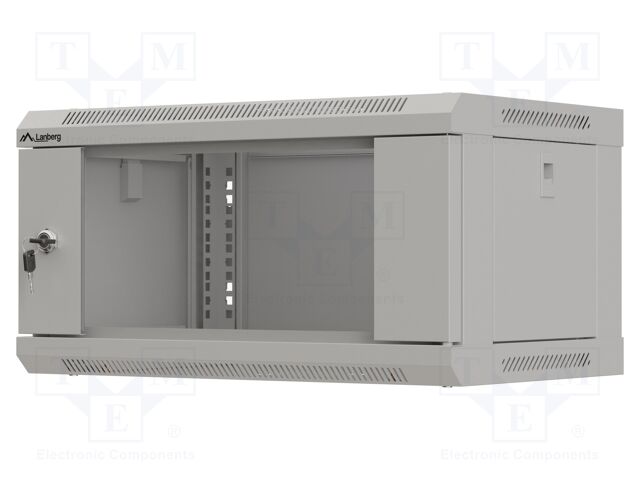Enclosure: rack cabinet; Standard: 19"; 4U; grey; Z: 350mm; X: 540mm