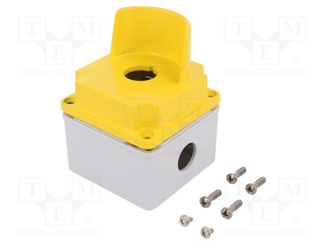 Enclosure: for remote controller; X: 80mm; Y: 80mm; Z: 73mm; grey