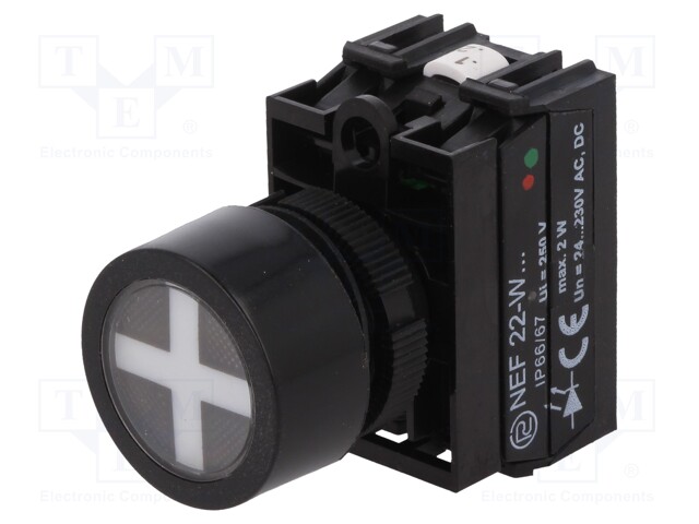 Position indicator; 22mm; NEF22; -15÷30°C; Ø22.5mm; IP66