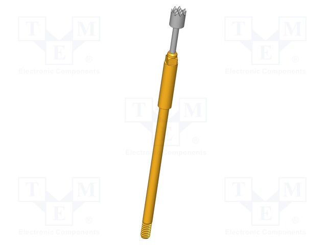 Test needle; Operational spring compression: 4mm; 8A; Ø: 2.5mm