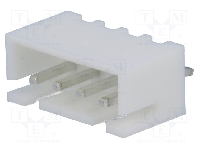 Socket; wire-board; male; A2501; 2.5mm; PIN: 4; THT; 250V; 3A; tinned