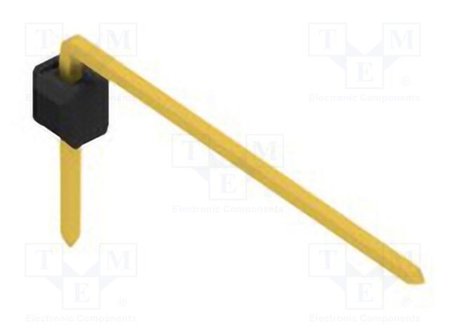 Connector: pin strips; pin header; male; PIN: 1; 2.54mm; THT; 1x1
