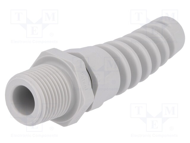 Cable gland; with strain relief; NPT3/8"; IP68; Mat: polyamide