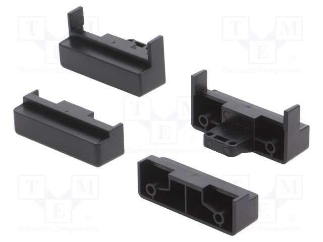 Radio mounting frame; Audi; 1 DIN; black