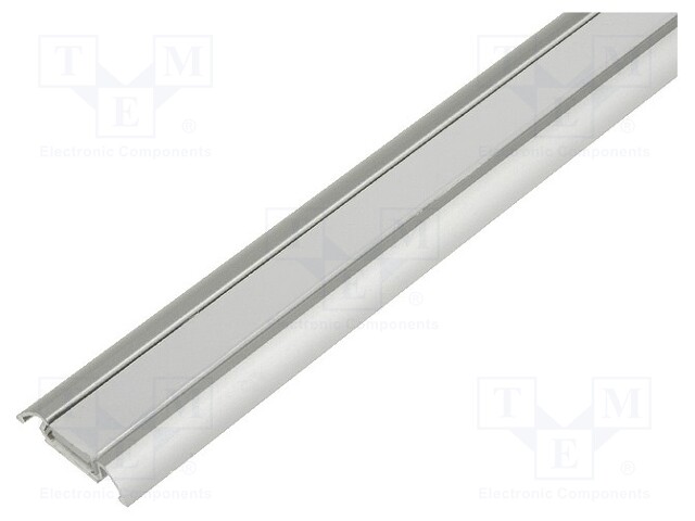 Profiles for LED modules; mat; surface; L: 2m; aluminium; anodized