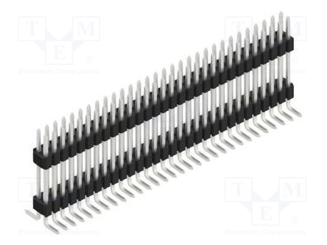 Connector: pin strips; pin header; male; PIN: 60; 1.27mm; SMT; 2x30