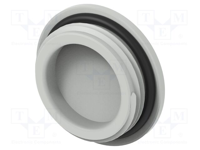 Stopper; polyamide; light grey; IP68; Entrelec; Gland: M25; 6mm