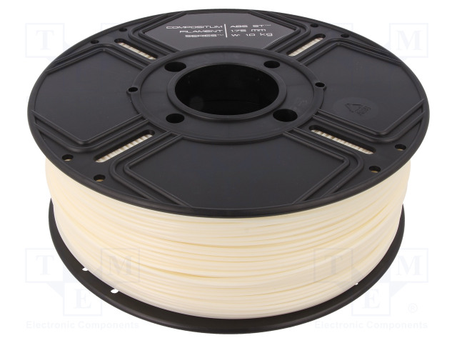 Filament: ABS ST; 1.75mm; ivory; Printing temp:240°C; 1kg