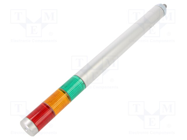 Signaller: signalling column; LED; red/amber/green; 24VDC; IP65