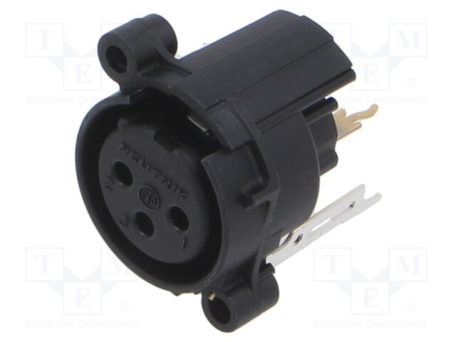 CHASS. CON. FEMALE 3POLE V 0