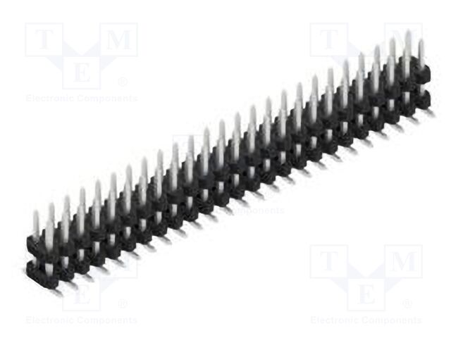 Connector: pin strips; pin header; male; PIN: 50; 2mm; SMT; 2x25