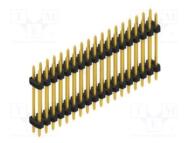 Connector: pin strips; pin header; male; PIN: 36; 2mm; THT; 2x18
