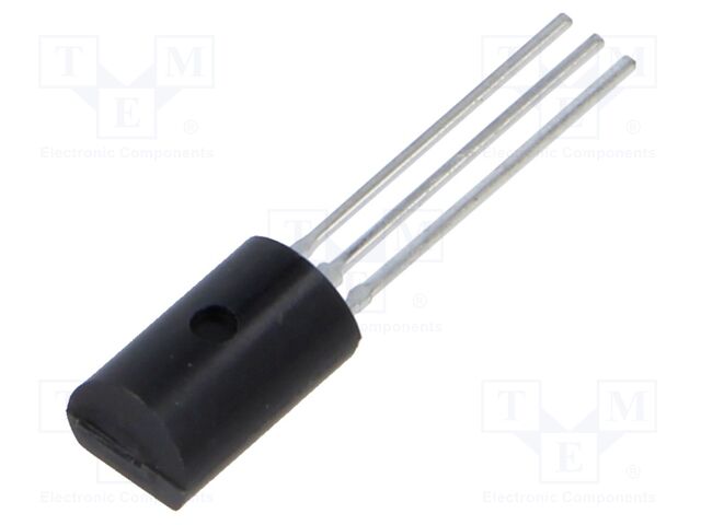 Transistor: PNP; bipolar; 160V; 1A; 0.9W; TO92L