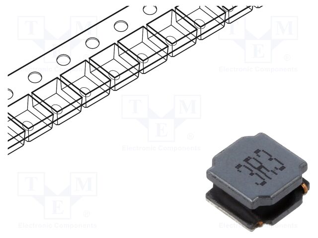 Inductor: wire; SMD; 3.3uH; Ioper: 5.1A; 19.5mΩ; ±20%; Isat: 7A