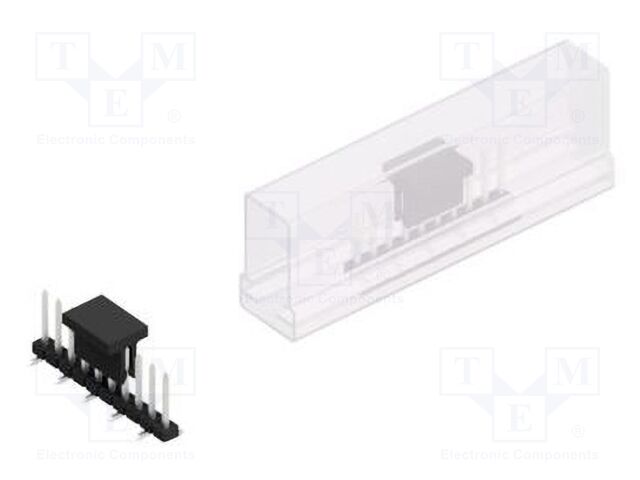Connector: pin strips; pin header; male; PIN: 10; 2mm; SMT; 1x10