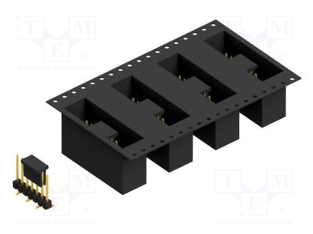 Connector: pin strips; pin header; male; PIN: 7; 2.54mm; SMT; 1x7