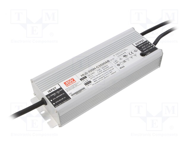 Power supply: switched-mode; LED; 318.5W; 46÷91VDC; 1750÷3500mA