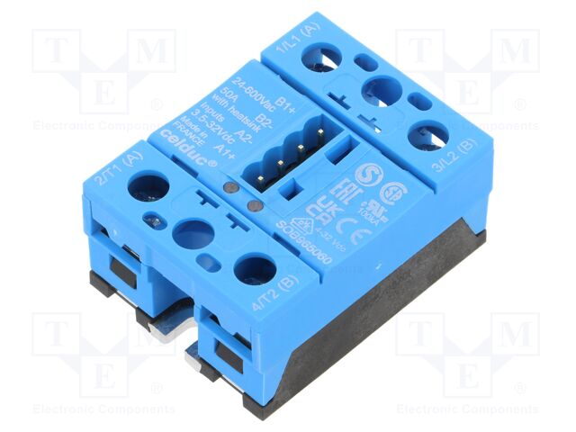 Relay: solid state; Ucntrl: 3.5÷32VDC; 50A; 24÷510VAC; -55÷100°C
