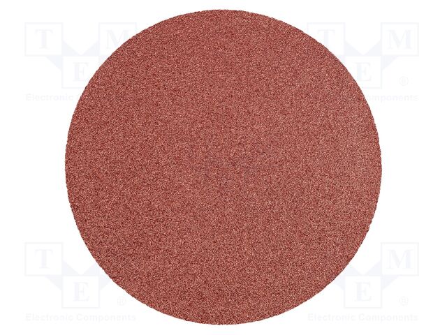 Cleaning cloth: sandpaper; Granularity: 80; Mounting: bur; Ø125mm
