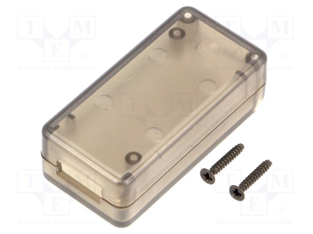 Enclosure: for USB; X: 25mm; Y: 50mm; Z: 15.5mm; ABS