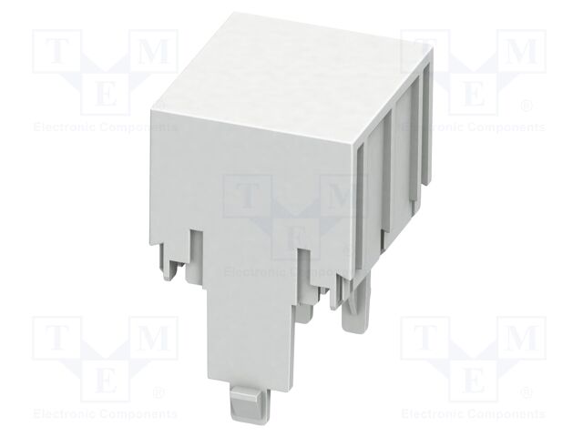 Cover; grey; UL94V-0; ME-IO 18,8; PA; X: 18.9mm; Y: 21.8mm; Z: 26mm