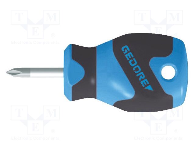 Screwdriver: standard; Phillips; PH1; short; Blade length: 25mm