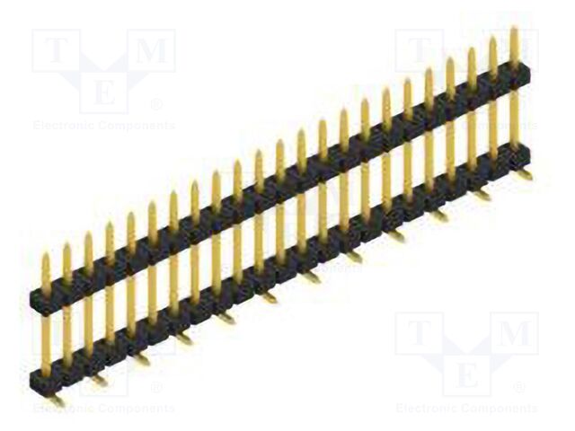 Connector: pin strips; pin header; male; PIN: 23; 2mm; SMT; 1x23