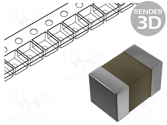 Capacitor: ceramic; MLCC; 4.7uF; 50V; X7R; ±10%; SMD; 1206