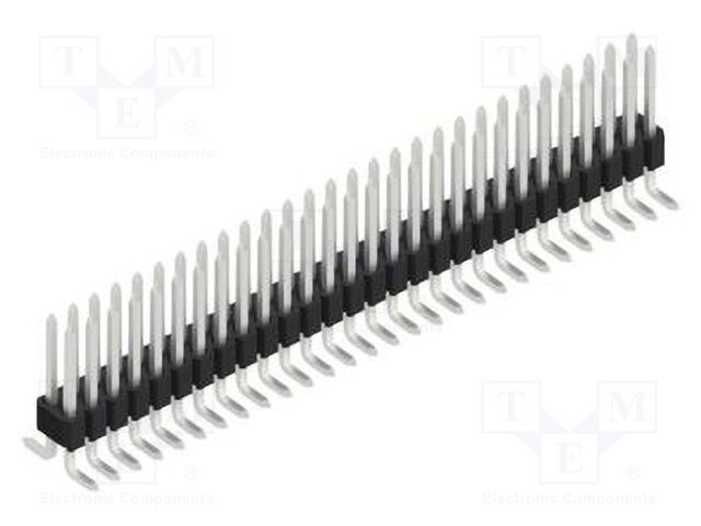 Connector: pin strips; pin header; male; PIN: 56; 1.27mm; SMT; 2x28