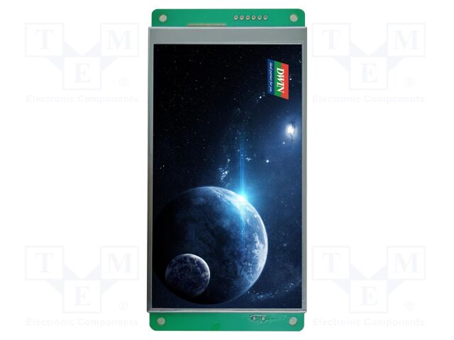 Display: TFT; 5"; 480x854; Illumin: LED; 16MBFLASH; RGB; 300cd/m2