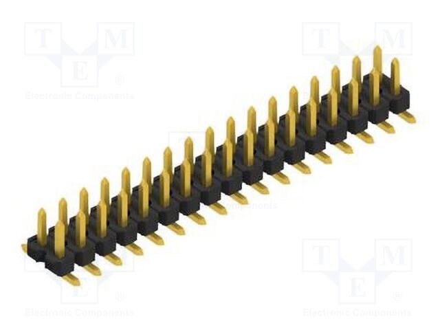 Connector: pin strips; pin header; male; PIN: 34; 2.54mm; SMT; 2x17