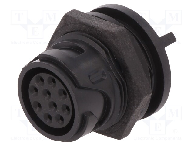 Connector: circular; socket; female; PIN: 10; Buccaneer 4000; THT