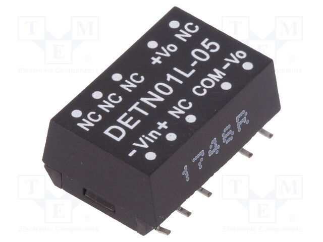 Converter: DC/DC; 1W; Uin: 4.5÷5.5V; Uout: 5VDC; Uout2: -5VDC; SMD