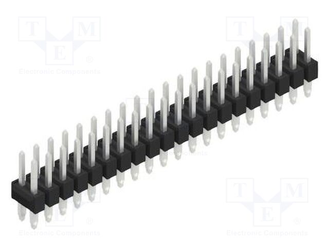 Connector: pin strips; pin header; male; PIN: 40; 2.54mm; THT; 2x20