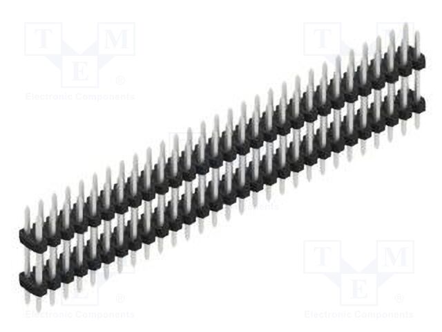 Connector: pin strips; pin header; male; PIN: 58; 2mm; THT; 2x29