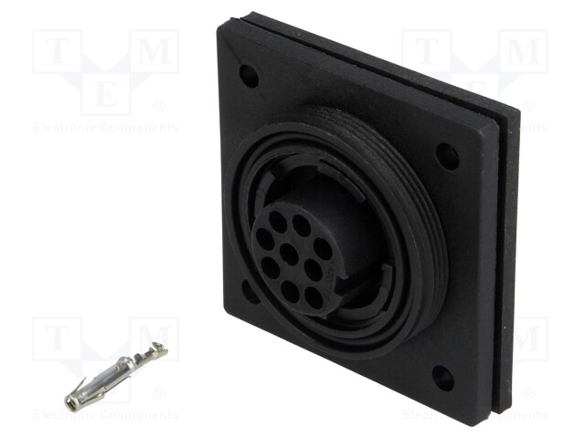 Connector: circular; socket; female; PIN: 9; Buccaneer Standard