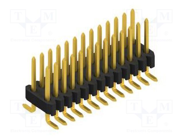 Connector: pin strips; pin header; male; PIN: 26; 1.27mm; SMT; 2x13