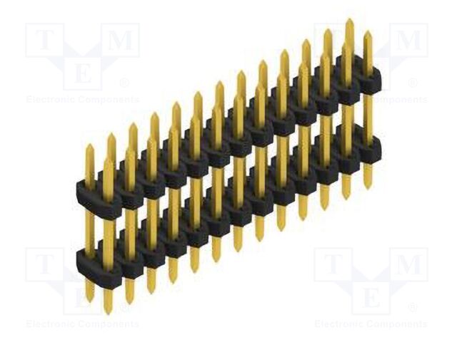 Connector: pin strips; pin header; male; PIN: 26; 2mm; THT; 2x13