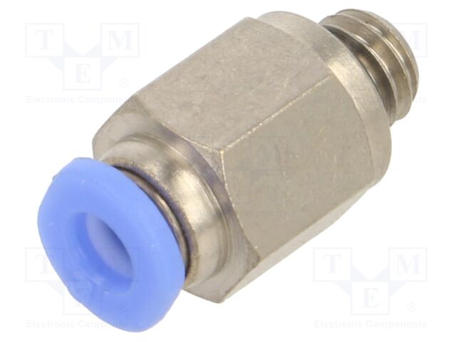 Push-in fitting; straight; M5; -0.95÷10bar; 3mm