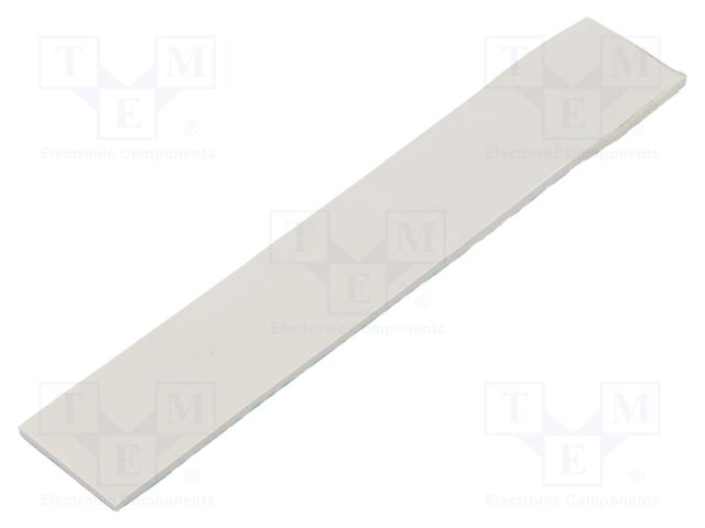 Tape: heat transfer; W: 20mm; L: 120mm; Thk: 2mm; 2W/mK; grey; 20kV