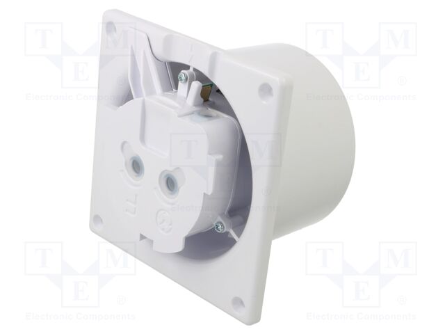 Fan: AC; axial; 230VAC; 93m3/h; 26dBA; ball; 2400rpm; 120x120x89mm